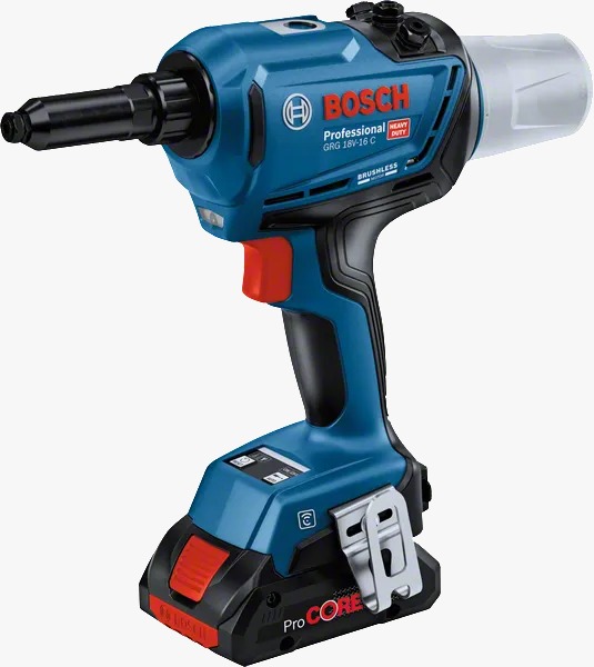 PRO GRG 18V-16 C Cordless Rivet Gun Brand Bosch